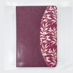 RV60 Biblia de Estudio para Mujeres Vinotinto Fucsia – foto real