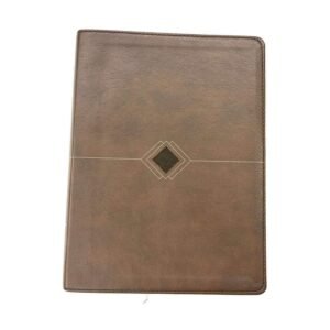 RVR 1960 Biblia cronológica, día por día, marrón simil piel